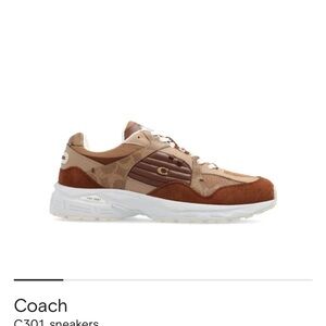 Coach C301 Men's Sneakers - Brown and Tan
